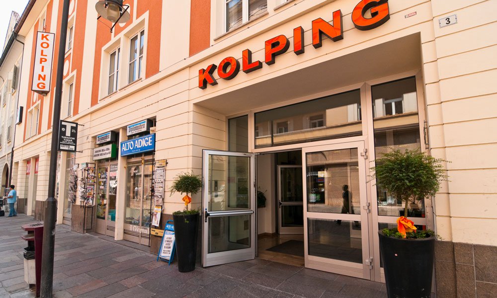Benvenuti all'Hotel Kolping di Bolzano